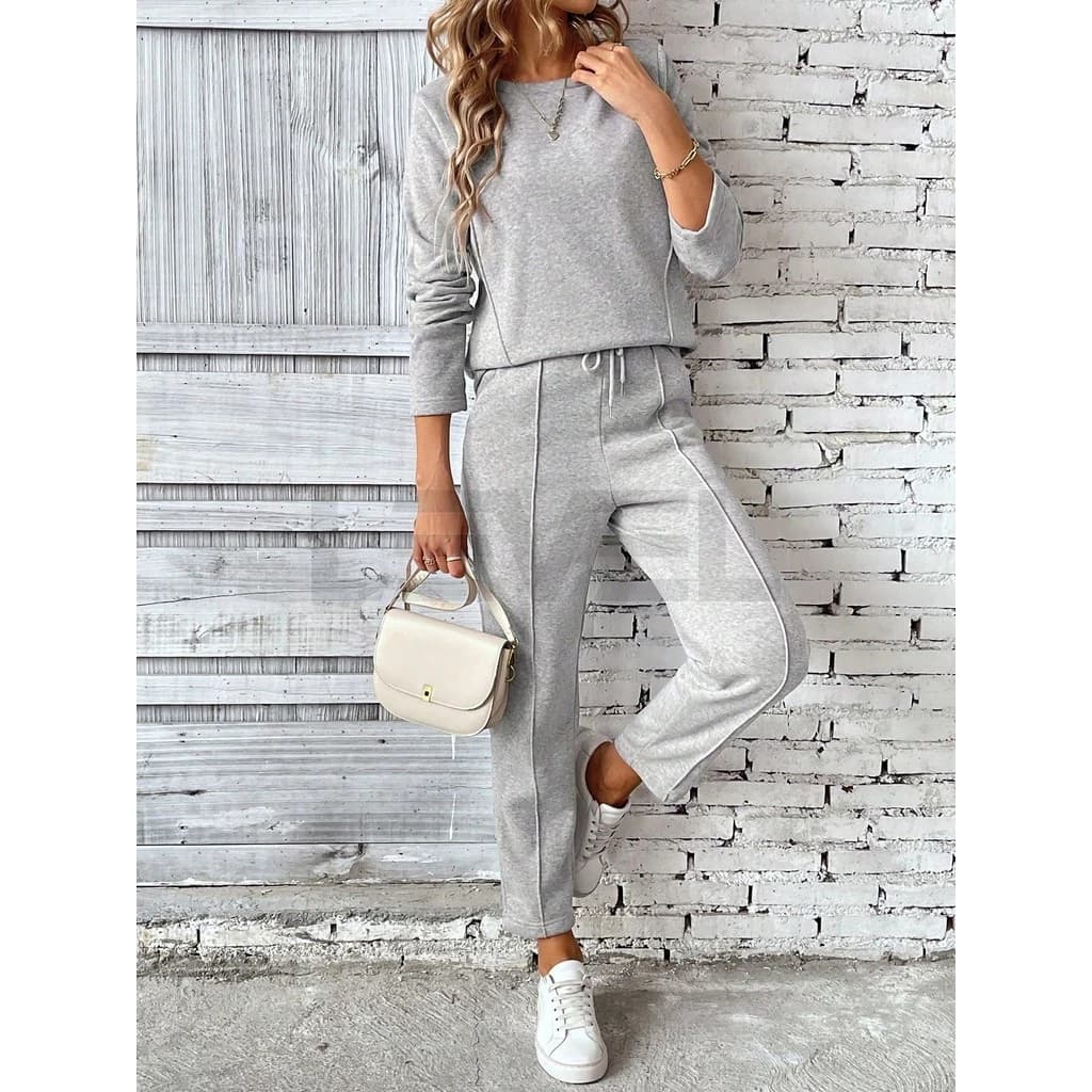 Conjunto Feminino Lanzinha Calça e Blusa Level Outono Inverno