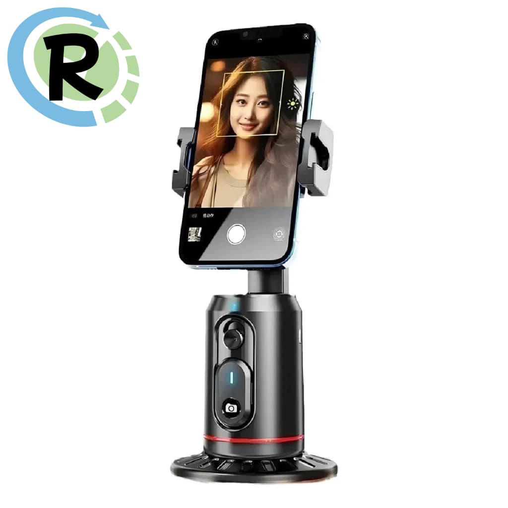 Estabilizador Gimbal de Smartphone 360° Rastreamento Inteligente de Rosto AI com Controle e Estabilização