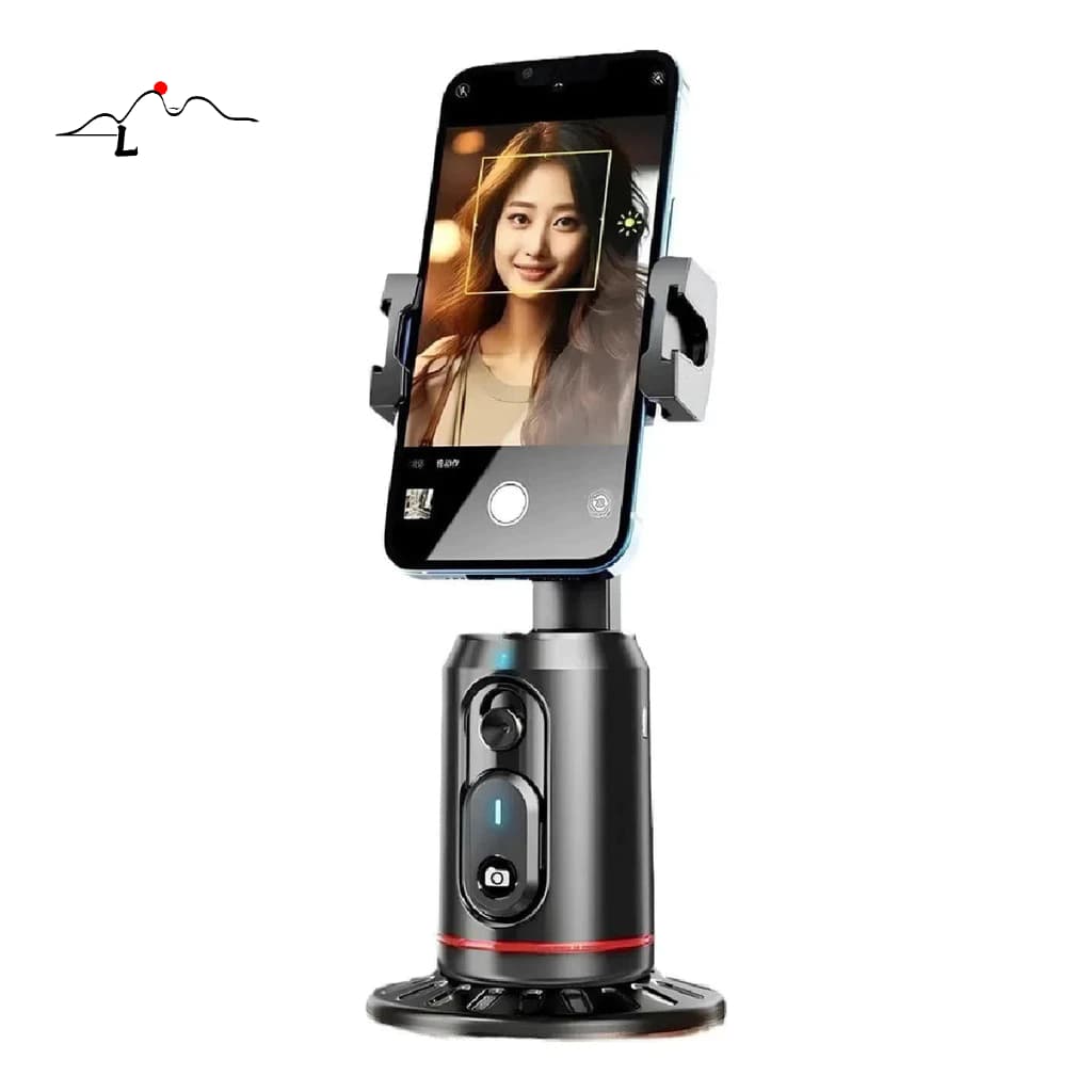 Estabilizador Gimbal de Smartphone 360° Rastreamento Inteligente de Rosto AI com Controle e Estabilização
