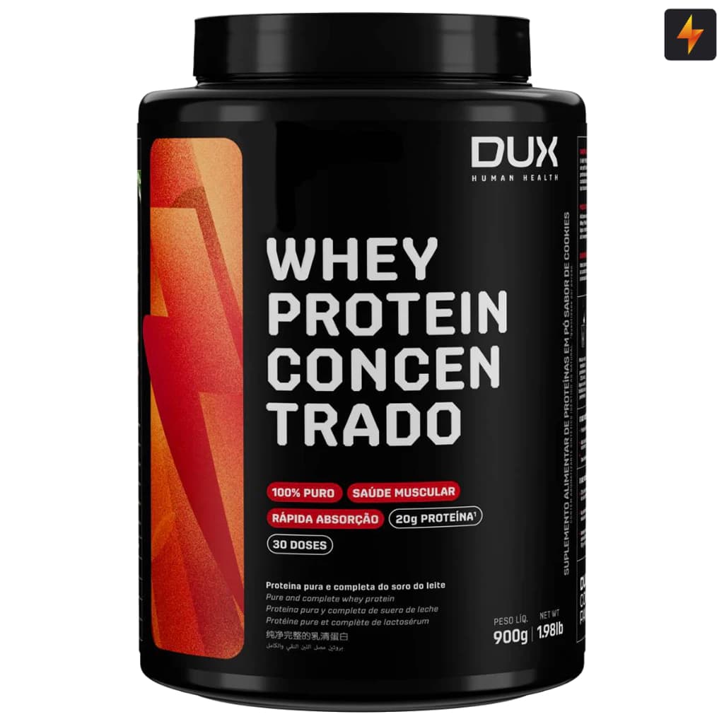 Whey Protein Concentrado 900g Dux Nutrition Human Health