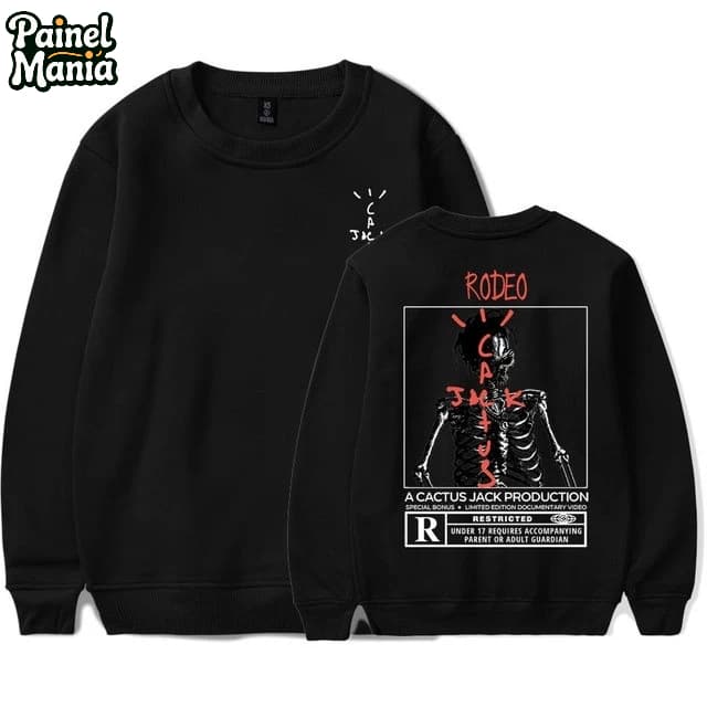 Moletom Suéter Gola Redonda Rap Unissex Diversas Cores 5286