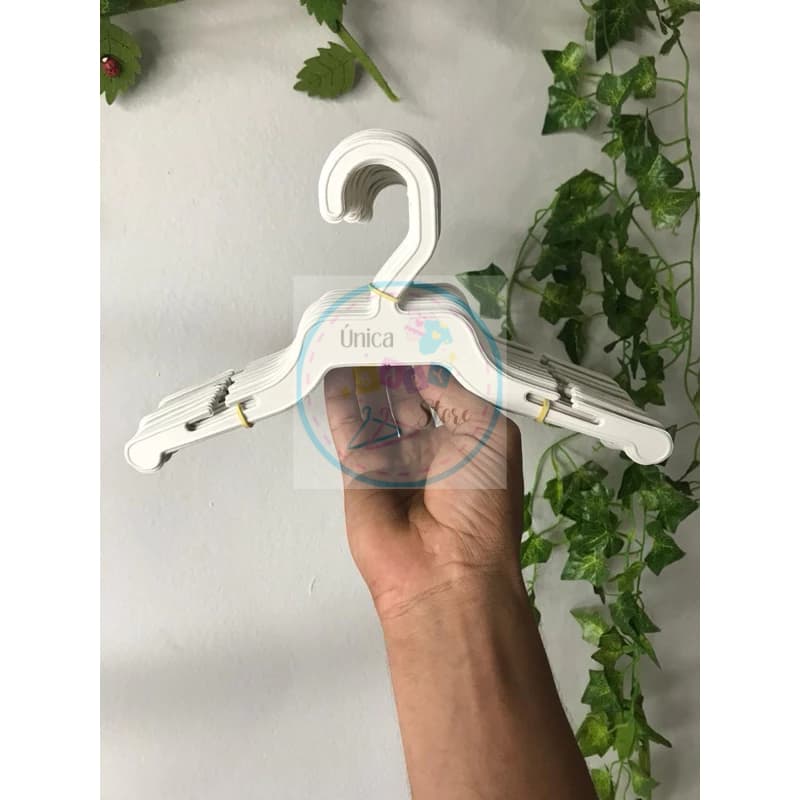 Kit 50 Cabides Baby Branco Infantil!!