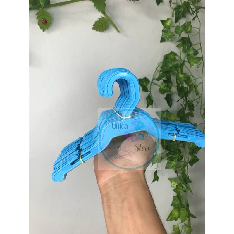 Kit 50 Cabides Baby Azul Infantil!!