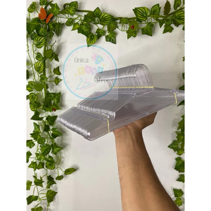 Kit 20 Cabides INFANTIL Acrilico Transparente!