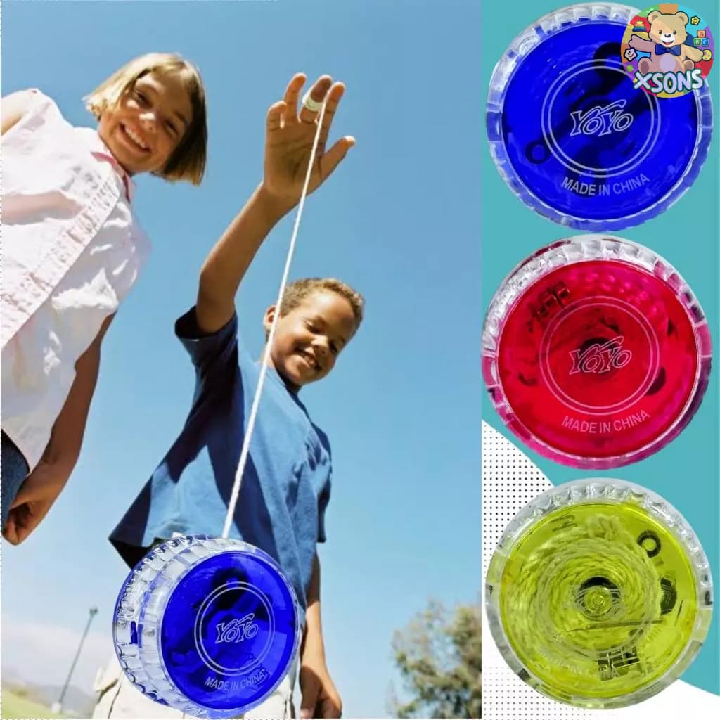 Kit 12 Io-io (ioio,yo-yo) Infantil Com Led Caixa Com 12 Yoyos