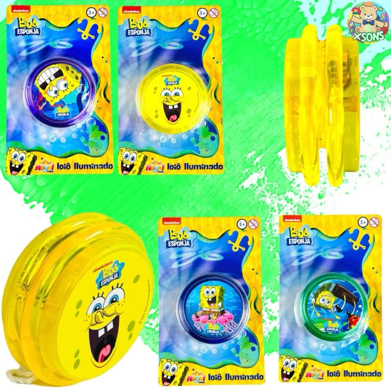 Ioiô Bob Esponja Calça Quadrada E Patrulha Canina Nickelodeon Original Licenciado Com Nota Promoção Presente Crianças