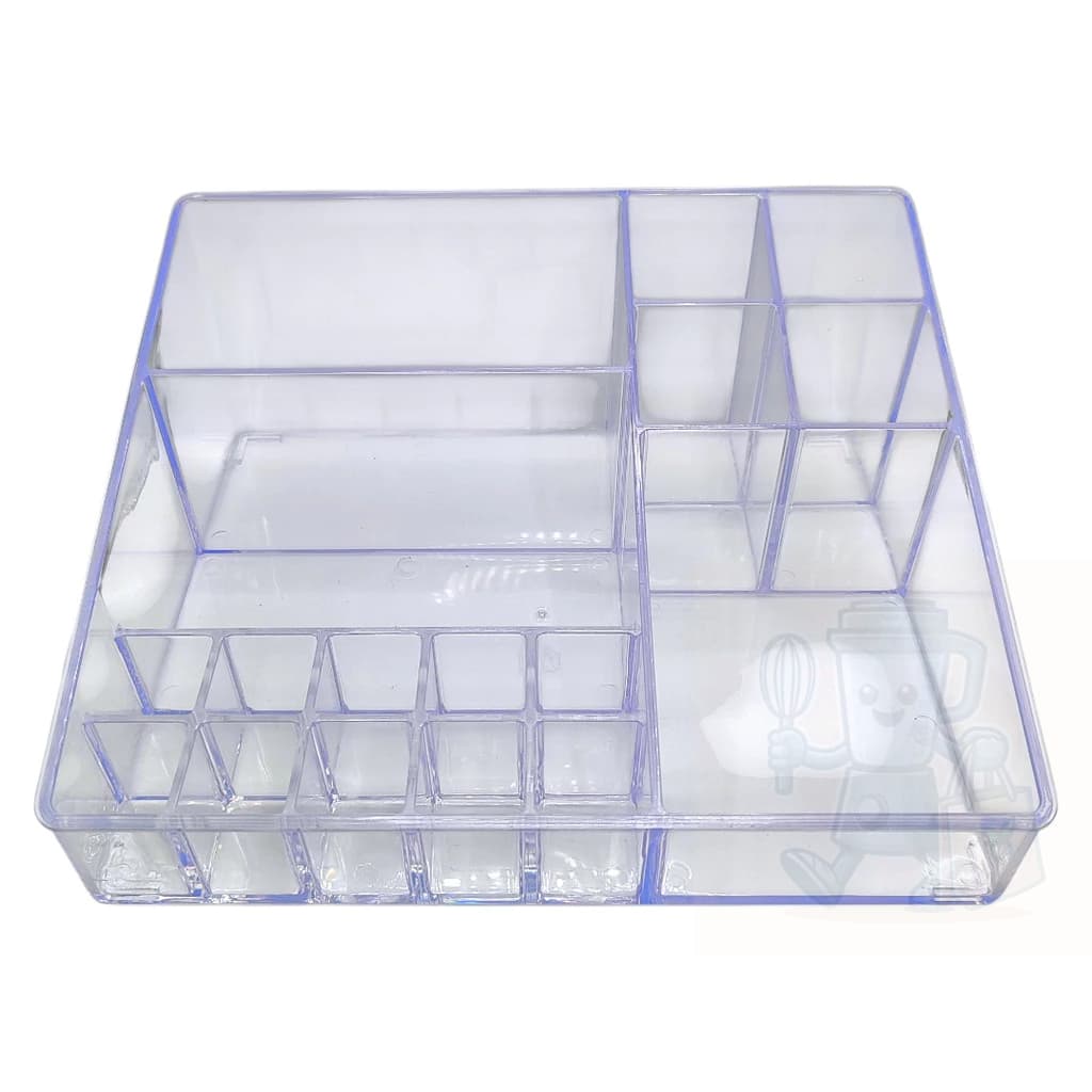 Organizador multiuso de mesa em acrílico transparente maquiagem escritório