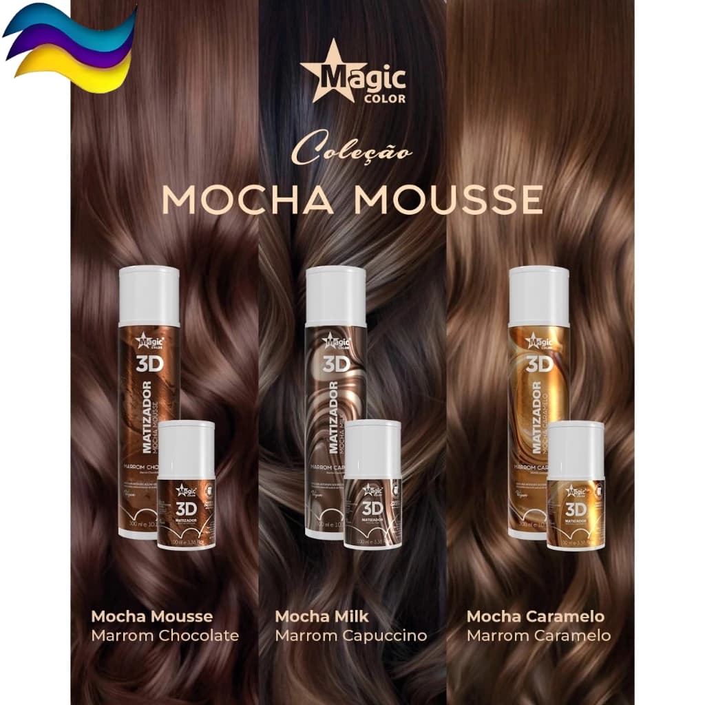 Magic Color Mocha Mousse Milk Morena Iluminada Marrom Chocolate Caramelo Capuccino - Todos Tamanhos