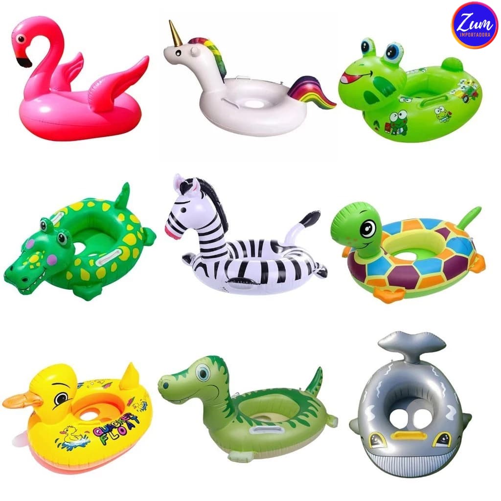 Boia Infantil Pezinho Bichinhos Inflável Piscina Verão Diversos Modelos