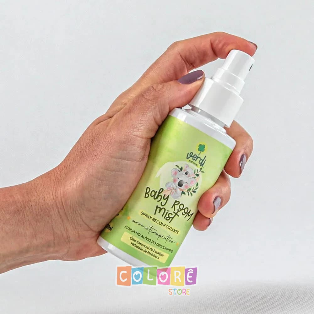 Spray Alívio Gripes Resfriados Bebê Criança Reconfortante Baby Room Mist Aromaterapêutico Eucalipto