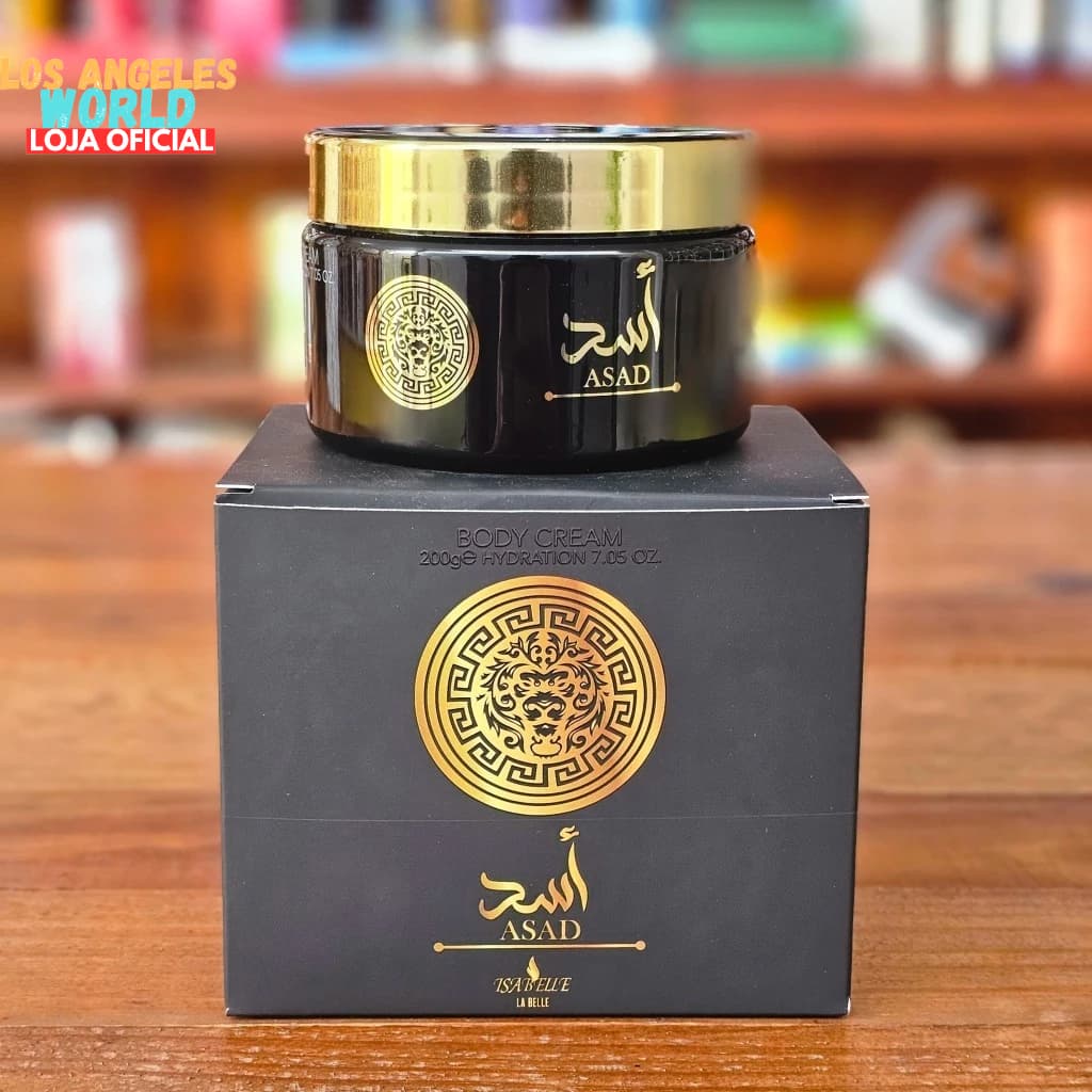 Creme Hidratante Corporal Asad Lattafa 200g Pote - Isabelle la Belle Creme de Corpo arabe perfumado