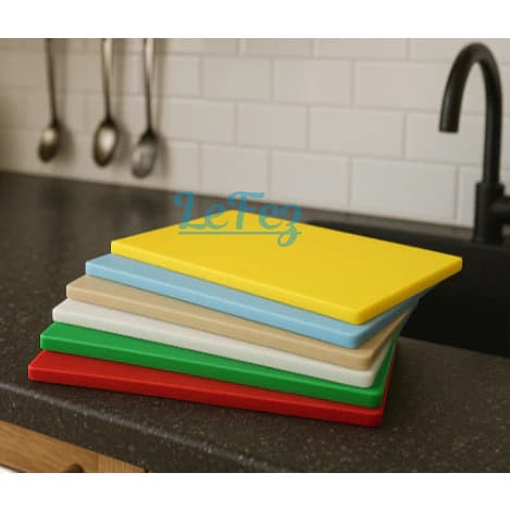 Tábua de Corte Pequena 20x30cm Polietileno 8mm – Cores ANVISA – Cozinha Churrasco