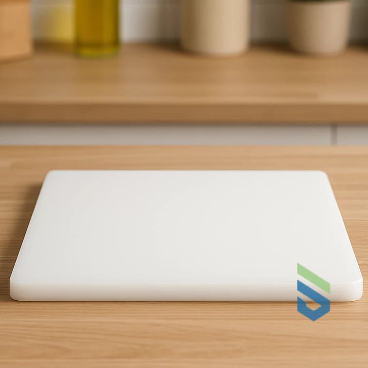 Tábua De Corte P/ Alimentos De Polietileno P/ Apartamento Cozinha 20mm x 20cm x 30cm