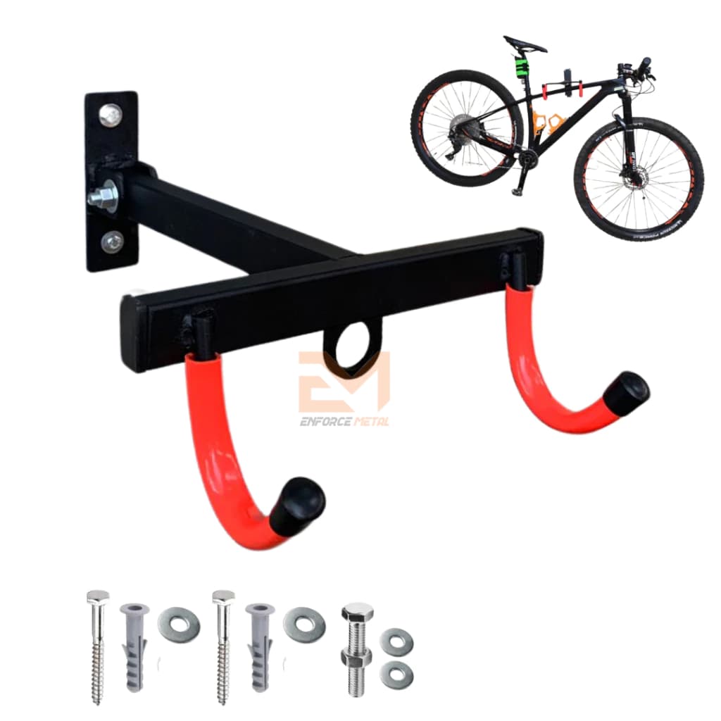 Suporte para Pendurar Bicicleta Bike Parede Articulado Limpeza Manutenção Todos os Aros