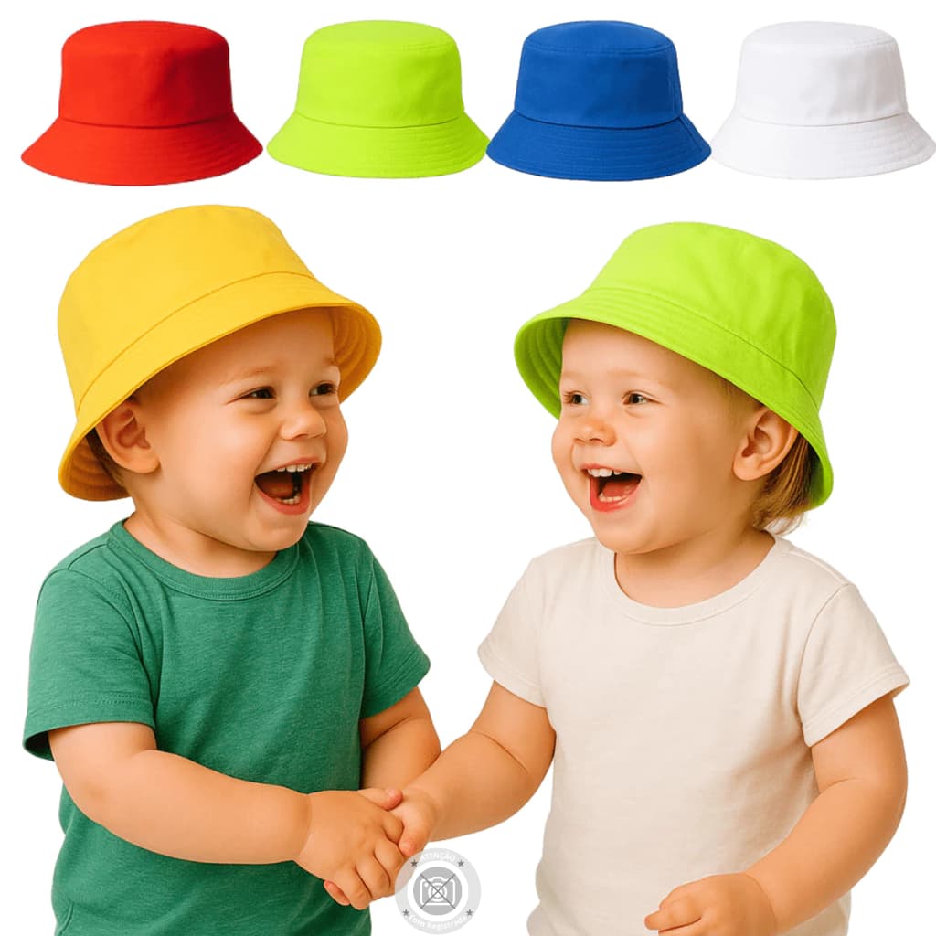 Chapéu Bucket Infantil Menino Menina Cata Ovo Boné Bebê Praia Verão Moda Criança