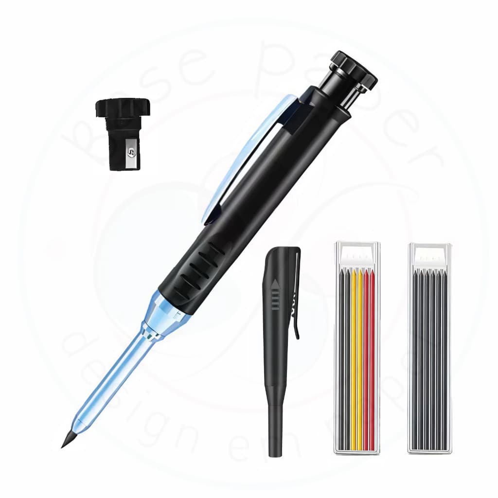 Lapiseira Industrial Reforçada com Grafite e Estojo, Marceneiros, Carpinteiros, Serralheiros e Obras