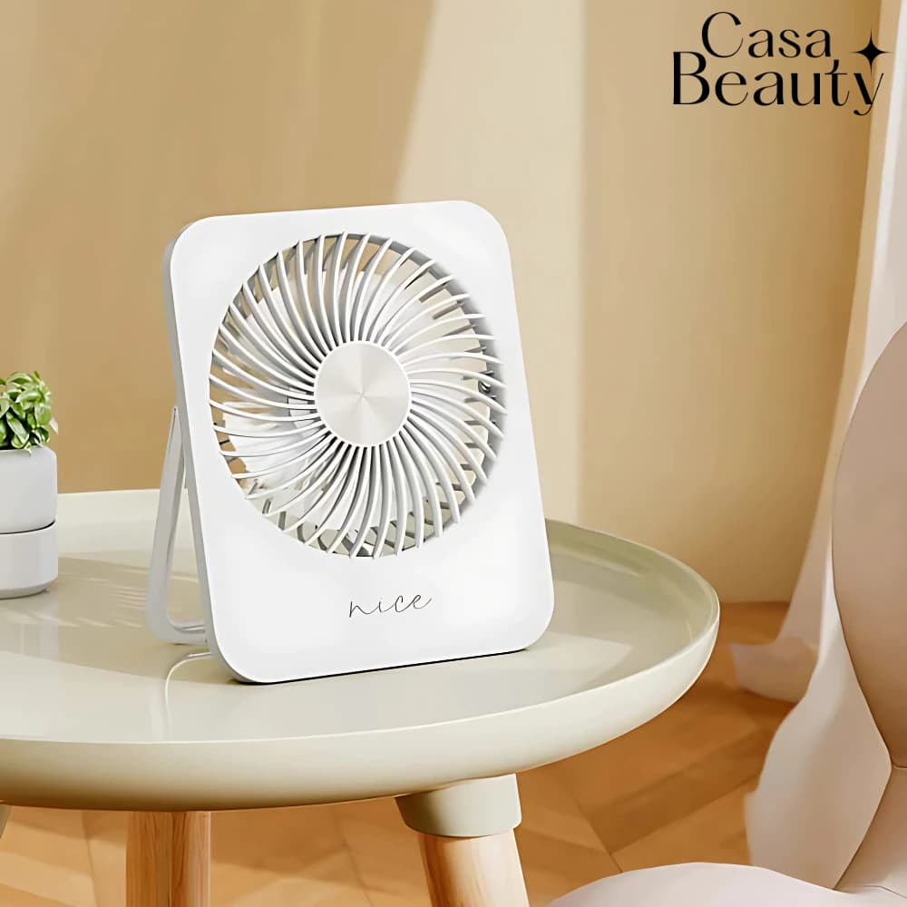 Ventilador de Mesa Ultra Silencioso USB com 4 Velocidades Potência e Conforto ao Seu Alcance CASA BEAUTY