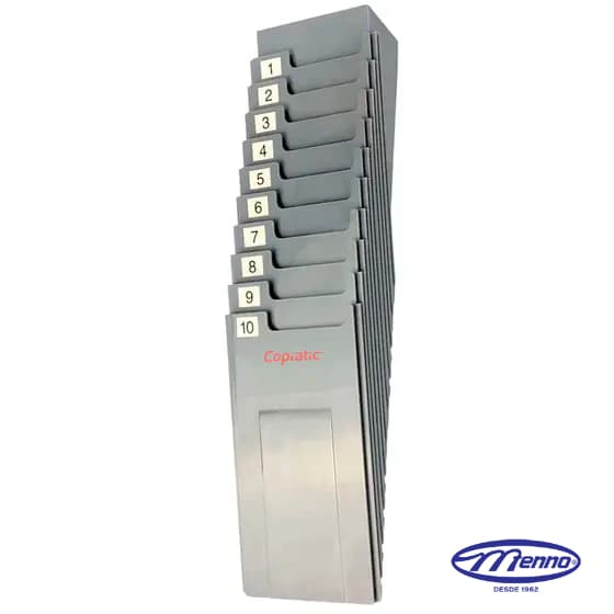 Porta cartão ponto - chapeira - suporte de parede - até 10 Lugares