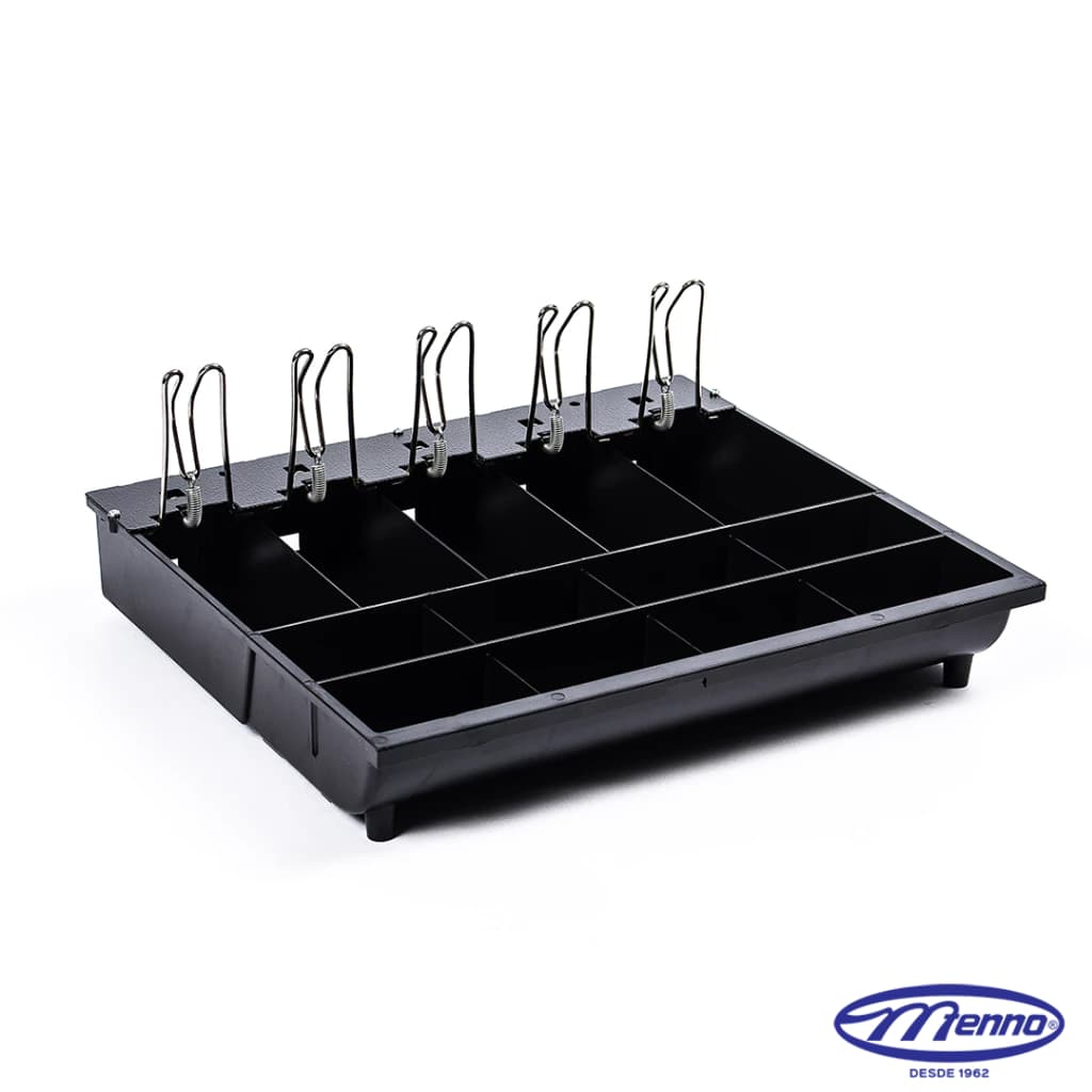 Porta-cédulas e moedas com prendedores metálicos MG 40 Menno