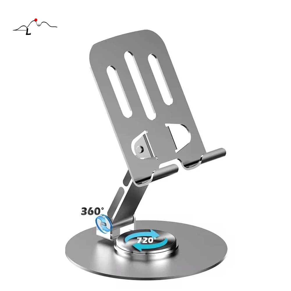 Suporte Alumínio De Mesa Para Tablet Smartphone Celular Ajustável Vários Ângulos