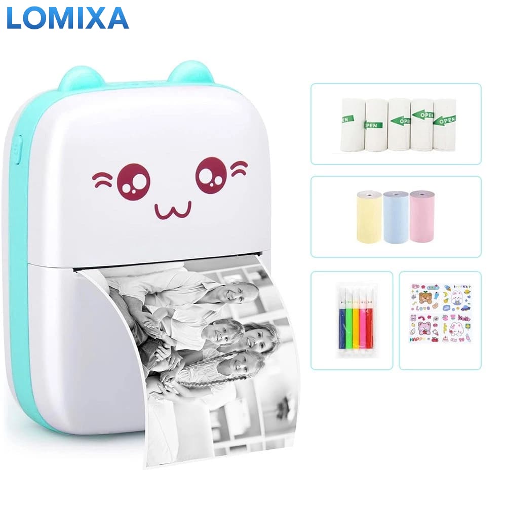 Mini Papel Térmico C9 | Compatível com Impressoras sem Fio | Para Fotos e Etiquetas | Android & iOS