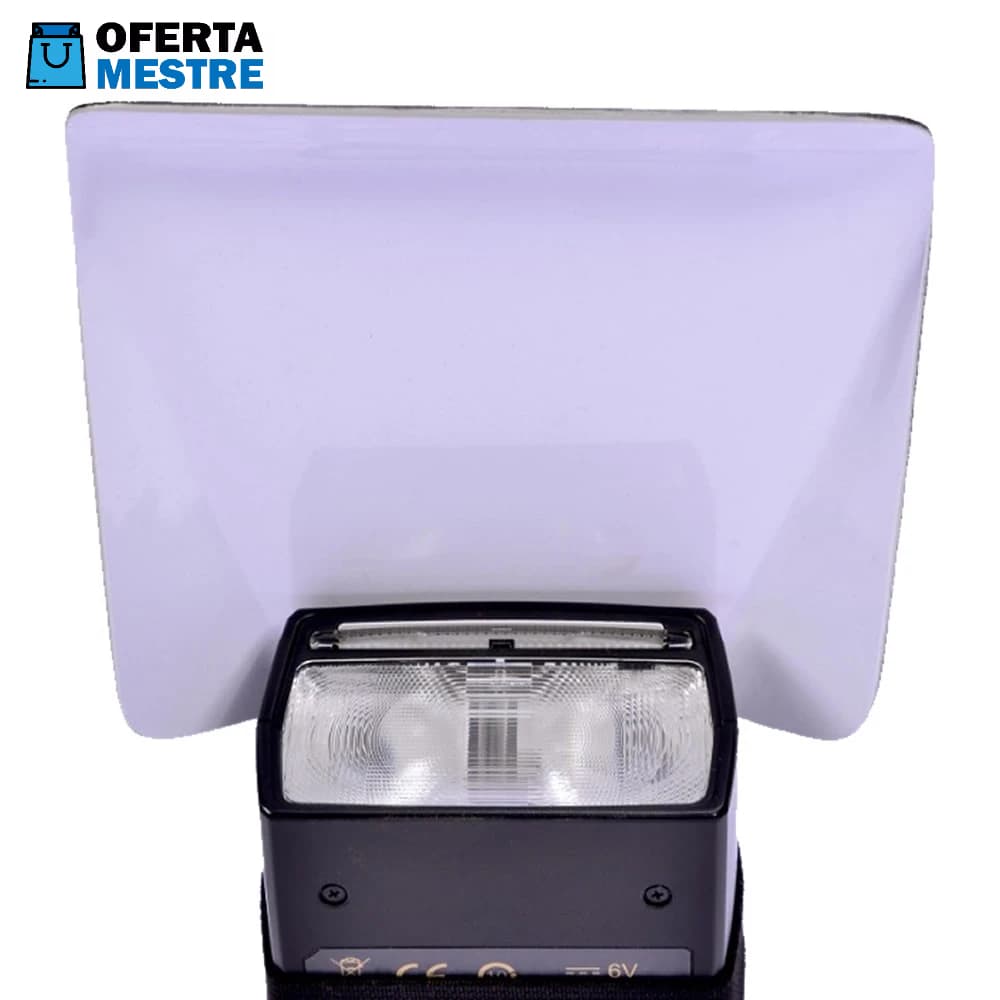 Rebatedor Flash Fotográfico C/ Elástico Fotografia Alta Qualidade Rígido Duro Profissional Universal Serve Todas Marcas