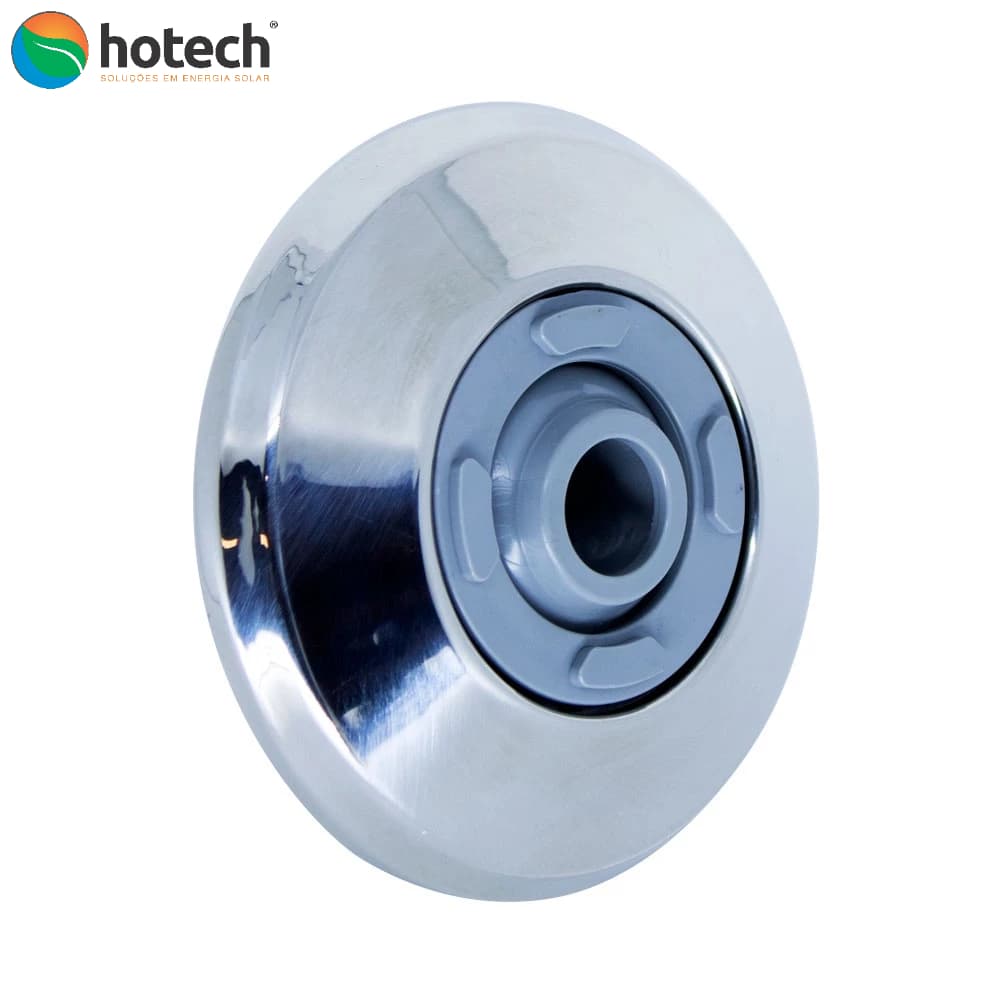 Dispositivo De Retorno Direcionável P/ Piscina Alvenaria Brustec Em ABS C/ Frente Inox 316L 50mm