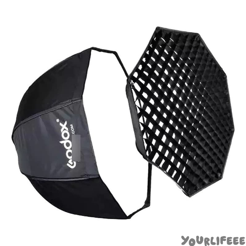 Octabox Softbox Godox 120cm Universal Com Grid