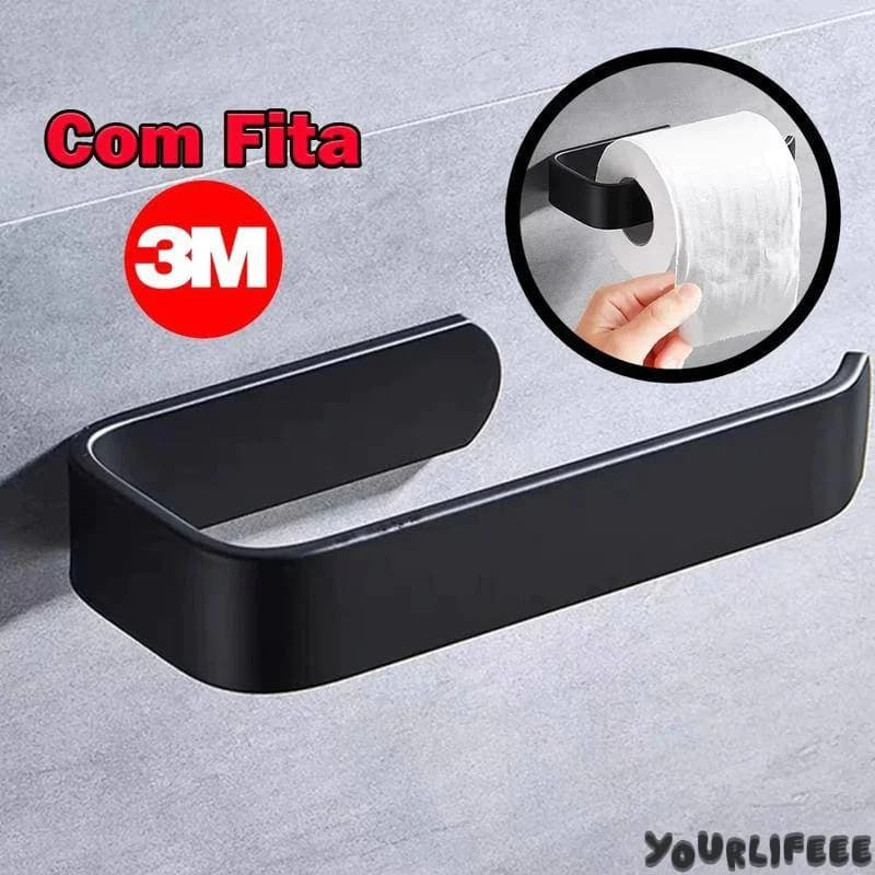 Suporte De Rolo De Papel Higiênico Acessórios Banheiro 3M Cola
