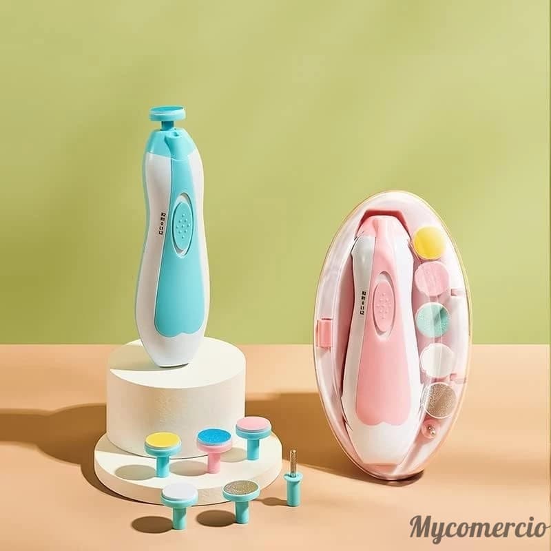 Lixa de Unha Elétrico Aparador Cortador Para Bebê Infantil Com Estojo