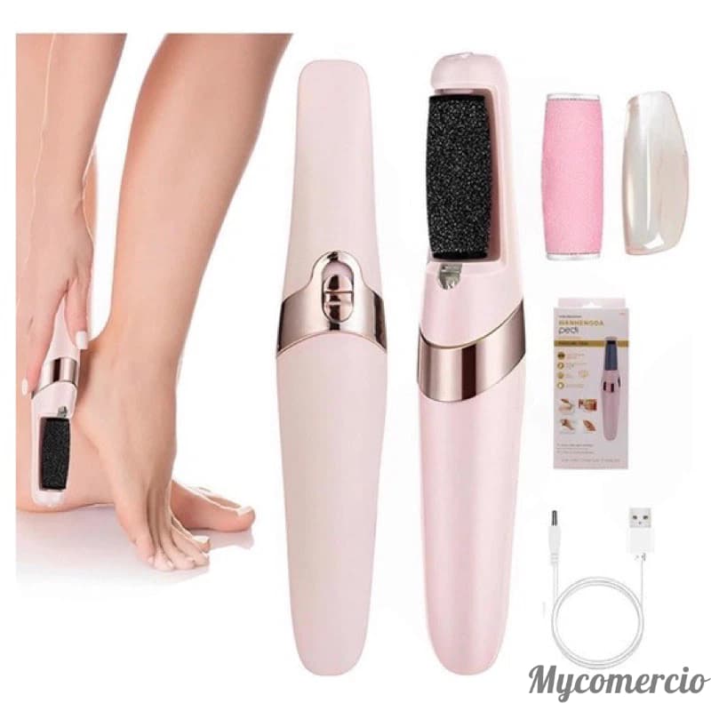 Lixador de Pé Elétrico - Esfoliador Tira Calos Pedicure Portátil