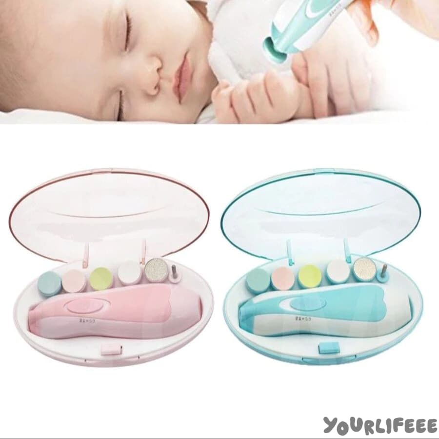 Cortador Aparador De Unha Elétrico Lixa Bebê Infantil