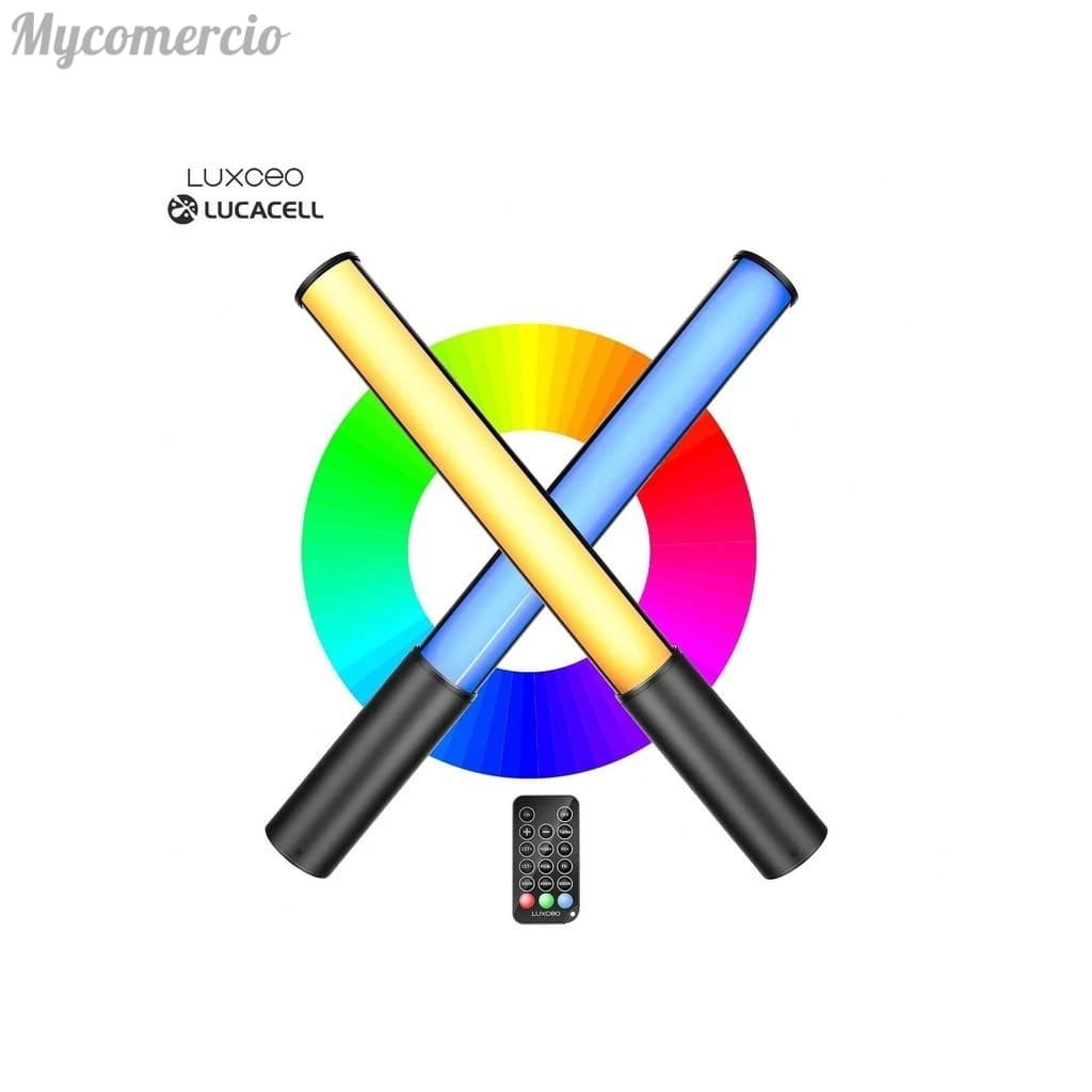 Luxceo LUCACELL p400 p400s led tubo handheld rgb vara varinha de luz 2500-6500k fotografia