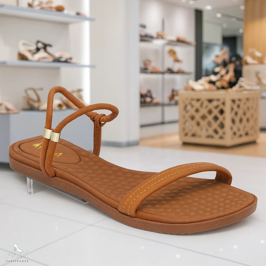 Sandália Feminina Anatômica Ortopédica Suporte para Pés