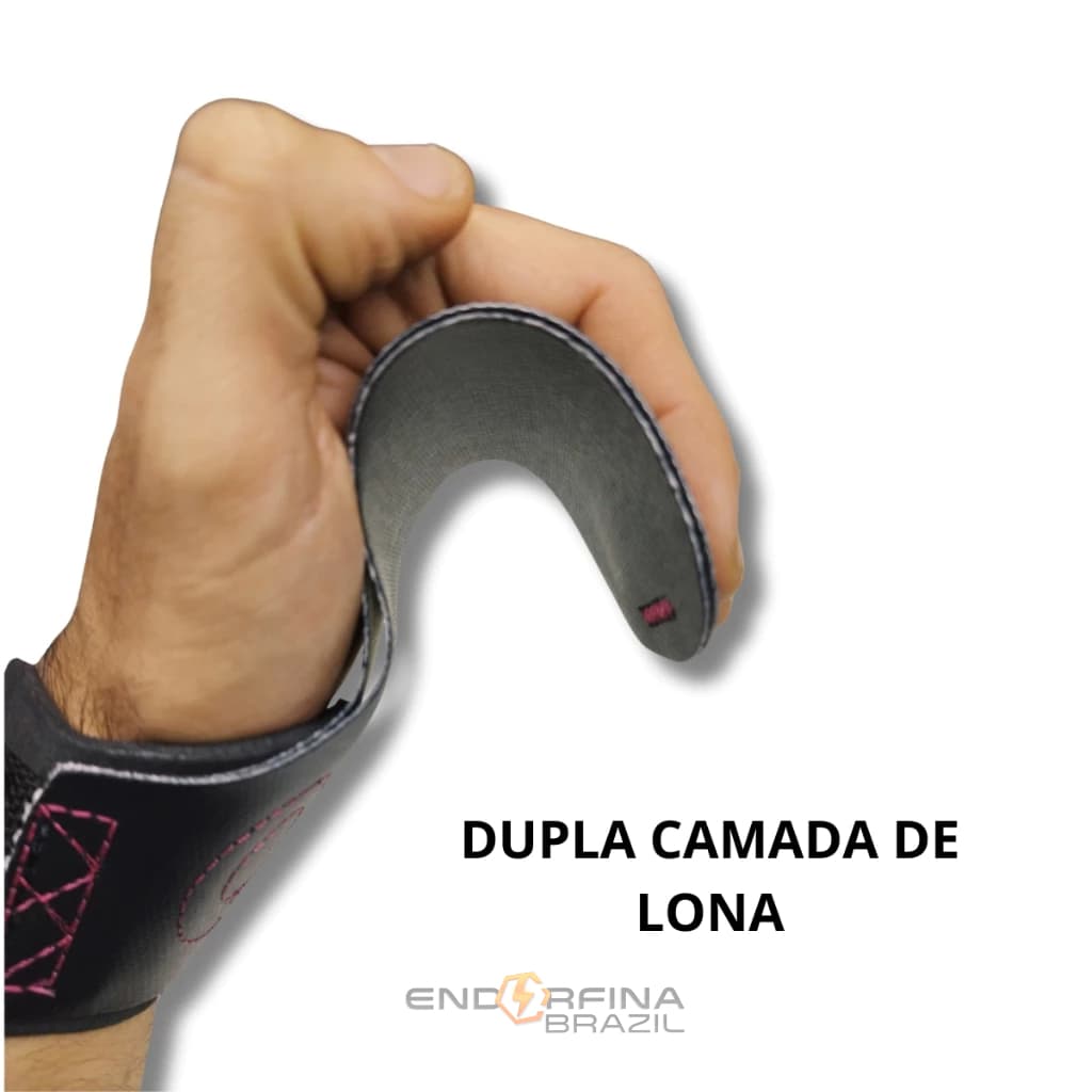 Hand Grip Palmar Cross Competition Endorfina - Par de Luva lançamento competição promoção academia crossfit academia