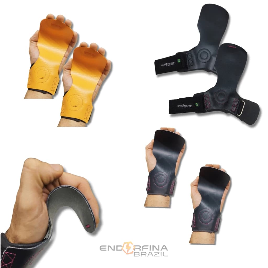 Luva Hand Grip 100% lona sem furo com Neoprene para Crossfit e Academia