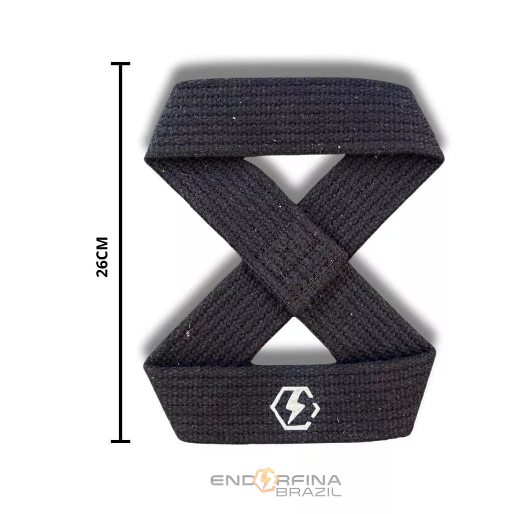 Strap Oito Luva Academia Musculação Treino Pesado Strongman