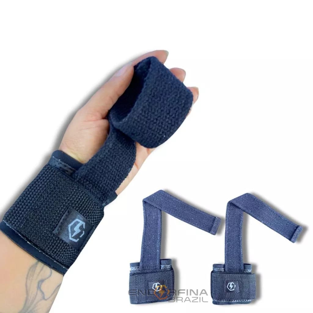 Straps Com Munhequeira, Musculação e Academia Profissional ENDORFINA