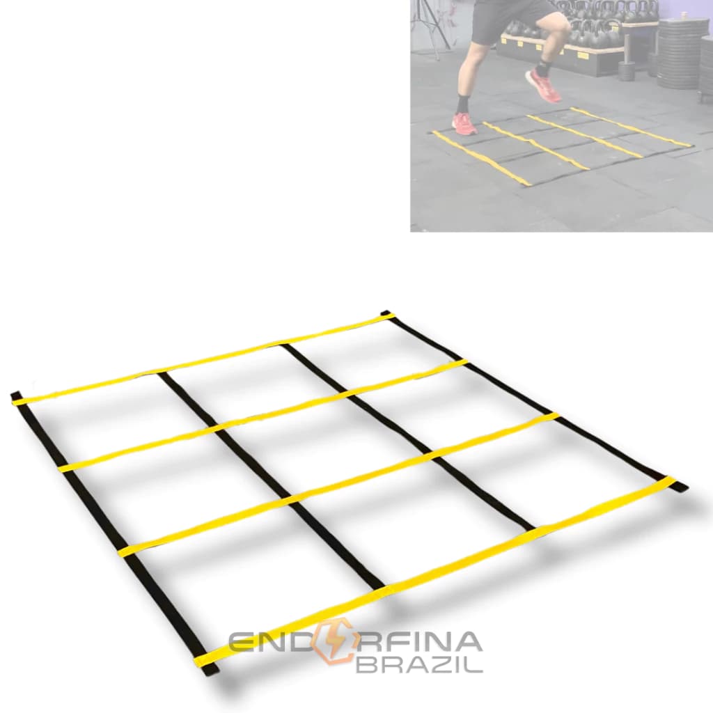 Escada de Agilidade Funcional QUADRADA Circuito Treinamento
