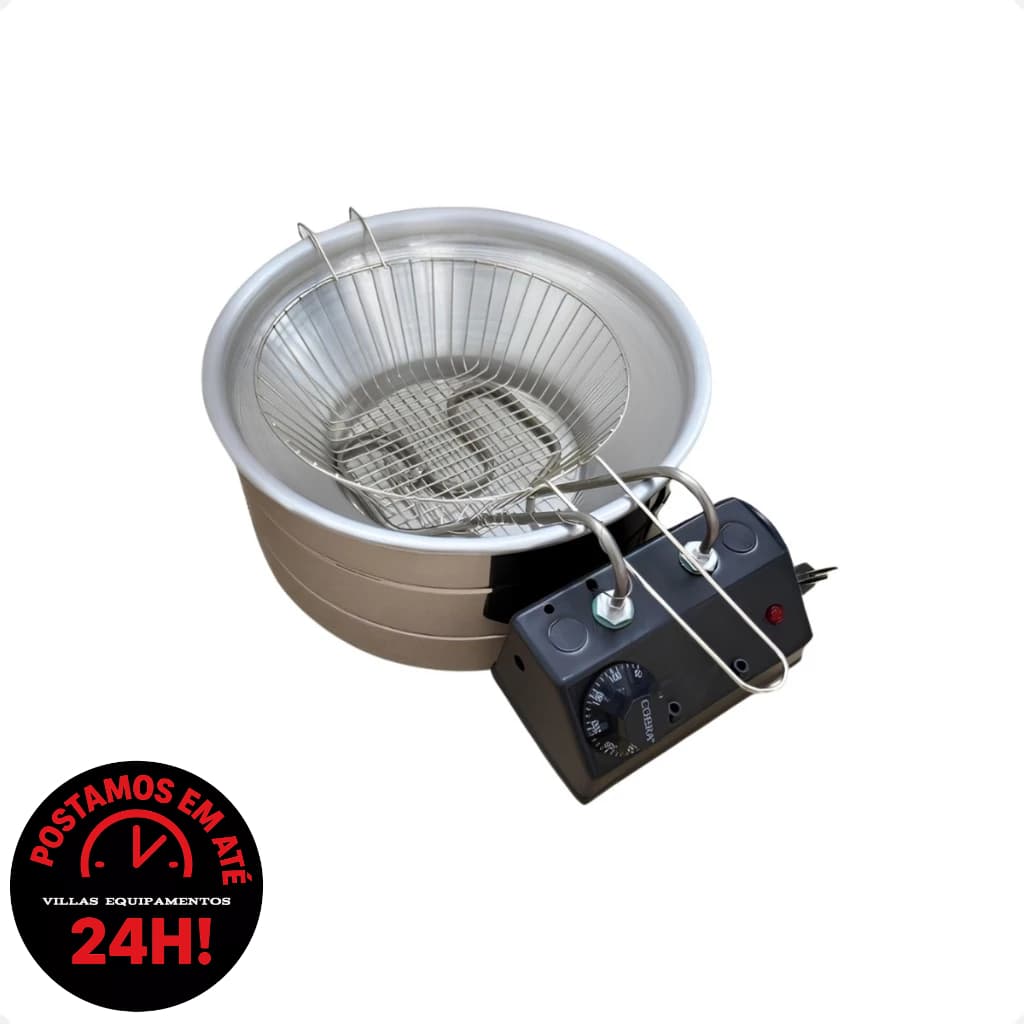 Fritadeira Elétrica Inox 3,5 Litros Industrial Profissional
