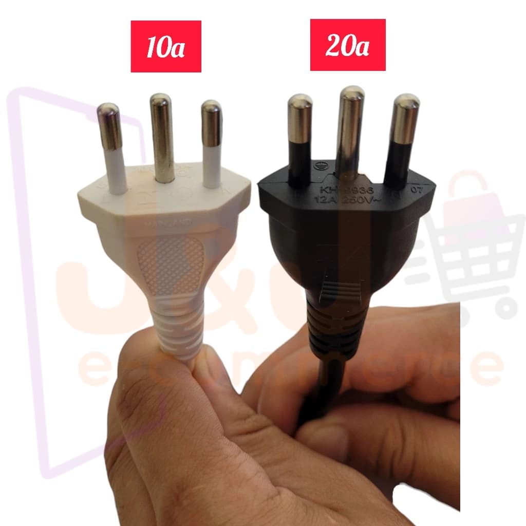 Cabo de Força para Microondas Bivolt 10/12/16/20 amp