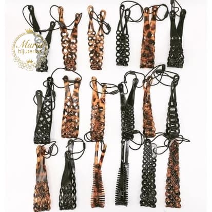 Kit 3 Faixa de Cabelo / Tiara para cabelo Especial para Penteados Elásticos Silicone Anti Derrapante Cabelo