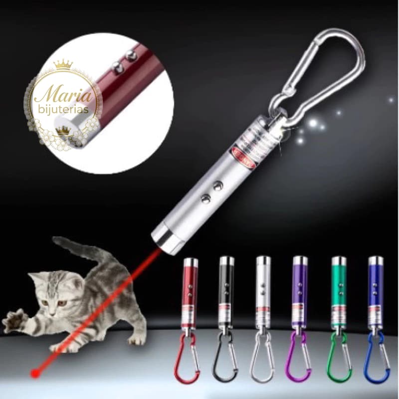 Caneta Laser Pointer Varias Cores 3 Em 1- Pronta entrega