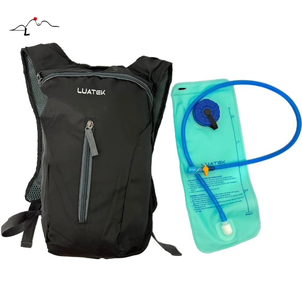 Mochila Hidratacao Impermeavel C/ Bolsa Refil D'agua Bike 2L