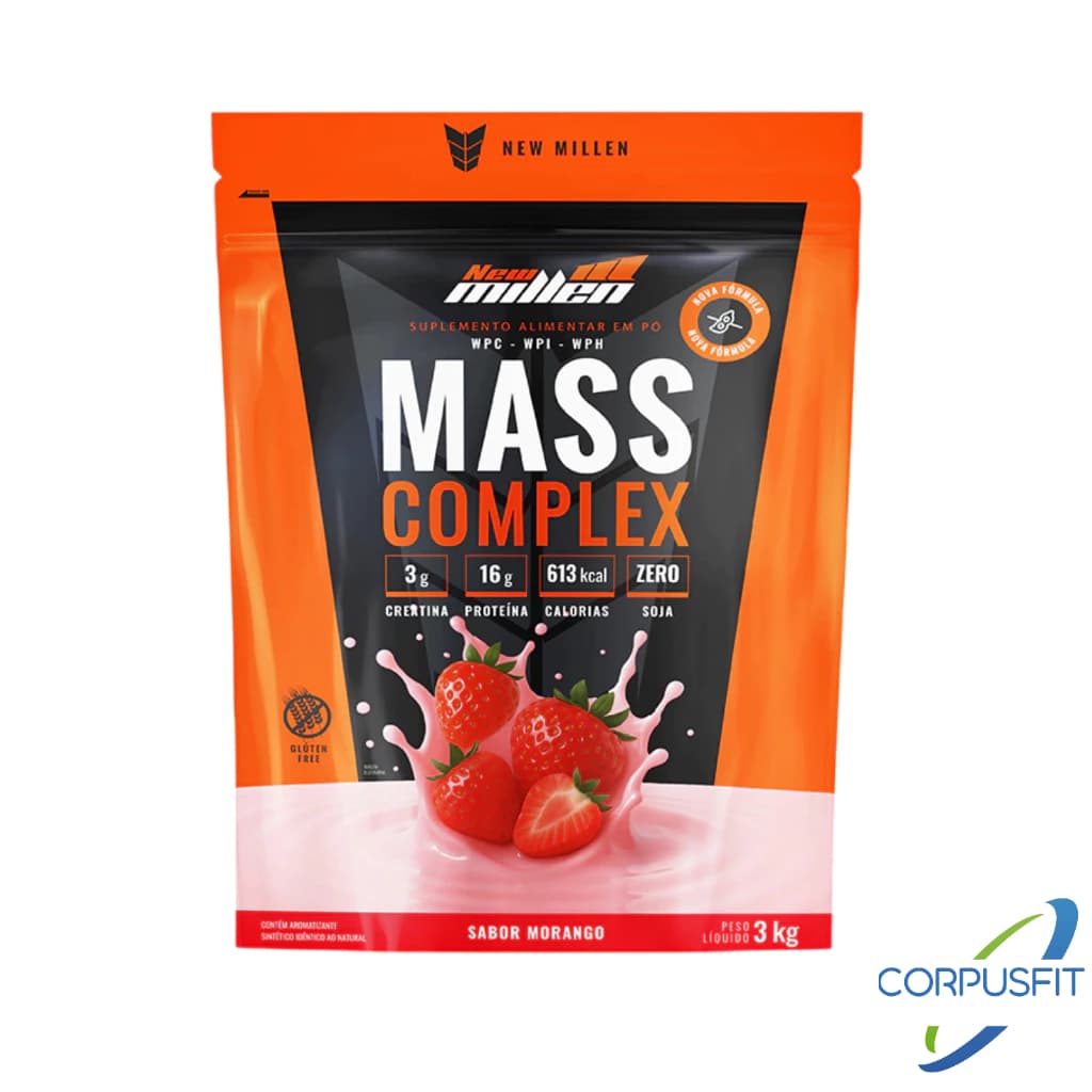 Mass Complex 3Kg Hipercalórico New Millen