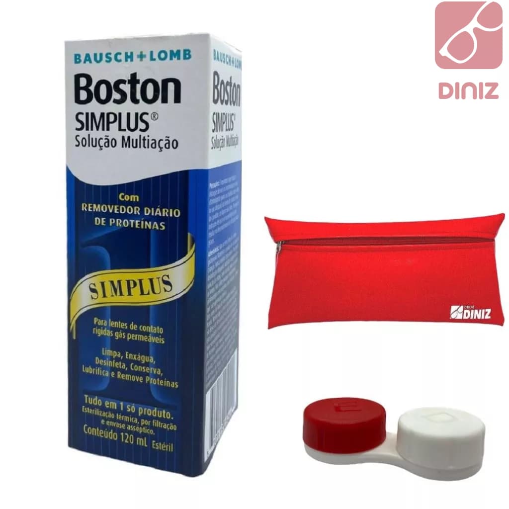 Boston Simplus 120ml Solução Multiação - Bausch Lomb