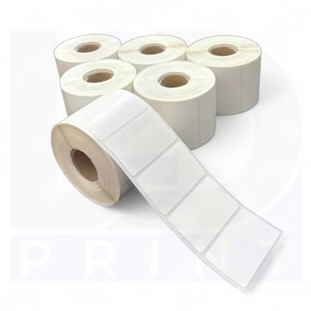 Etiqueta 50x30 Térmica 1 Coluna 10 Rolos - Zebra Elgin Argox