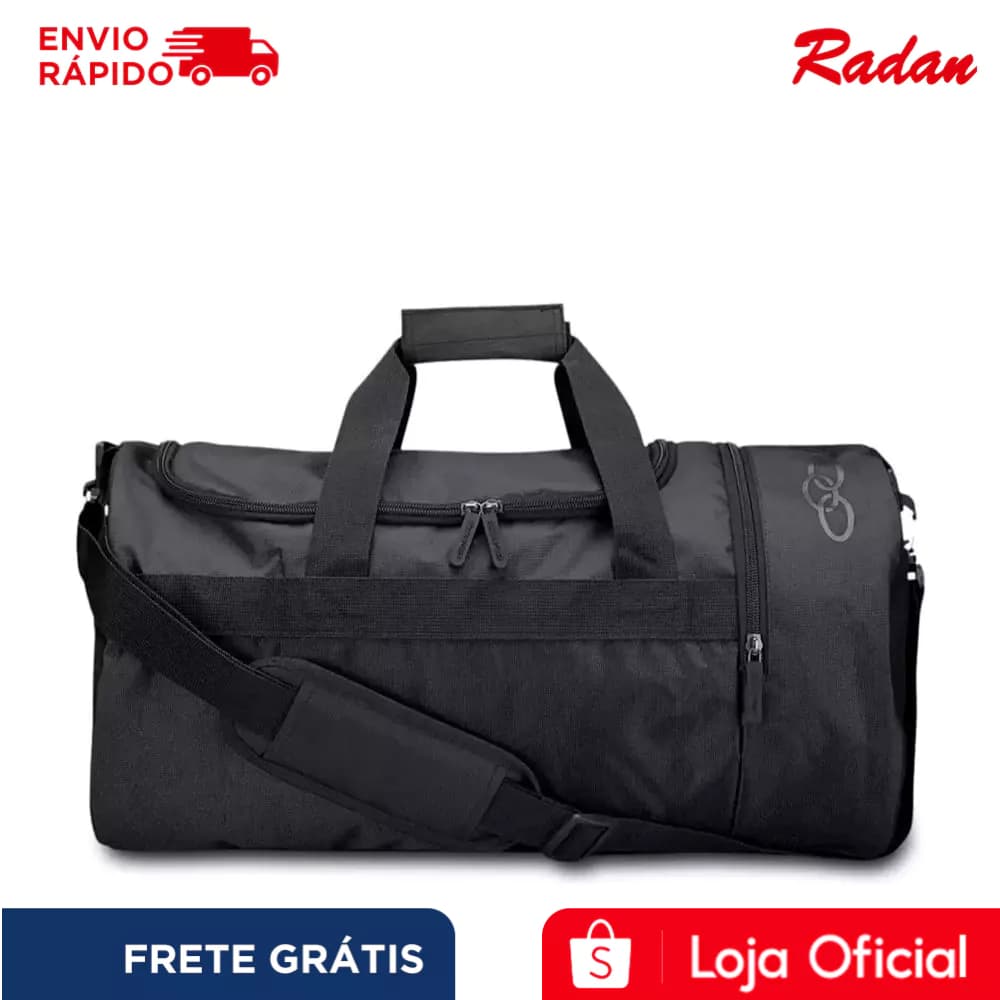 Bolsa Unissex Olympikus Gym Bag GB 48L Academia dia a dia Preto