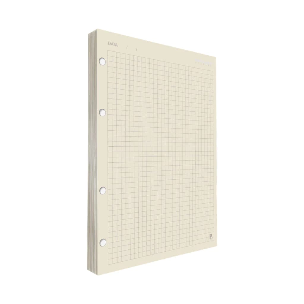 Refil Argolado Quadriculado 5x5 90g 80 folhas Universitário Colegial A5