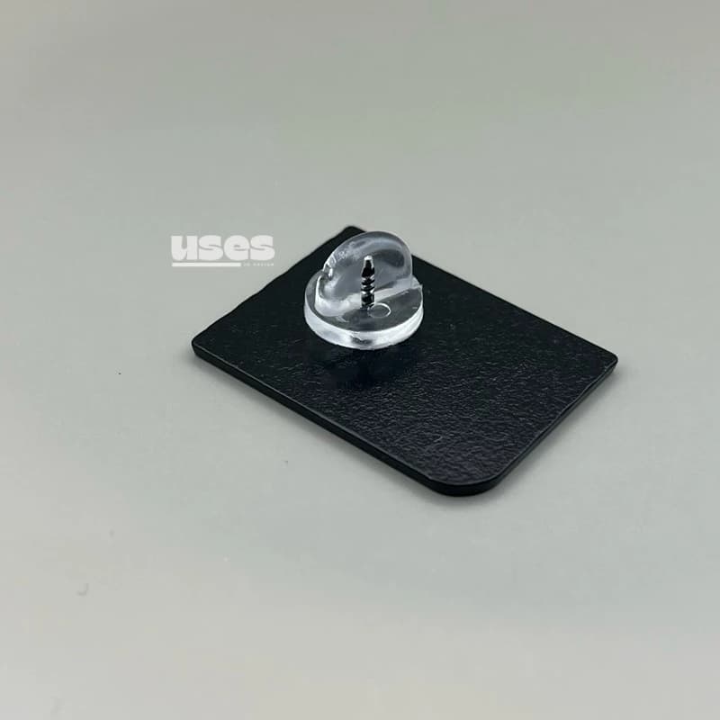 Tarraxas Silicone Transparente Para Pins E Broches